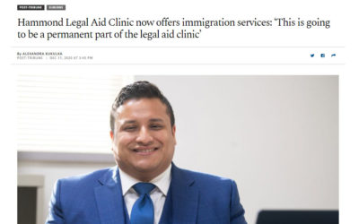 Attorney Estrada Featured in News about Immigration at Hammond Legal Aid Clinic